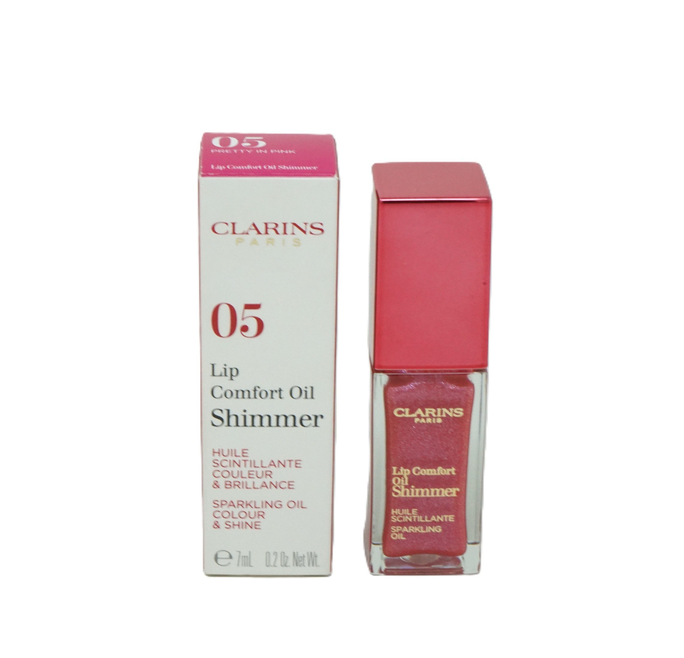 Clarins Блеск для губ Clarins Lip Comfort Oil Shimmer 7 ml Блеск для губ 05 Pretty in Pink