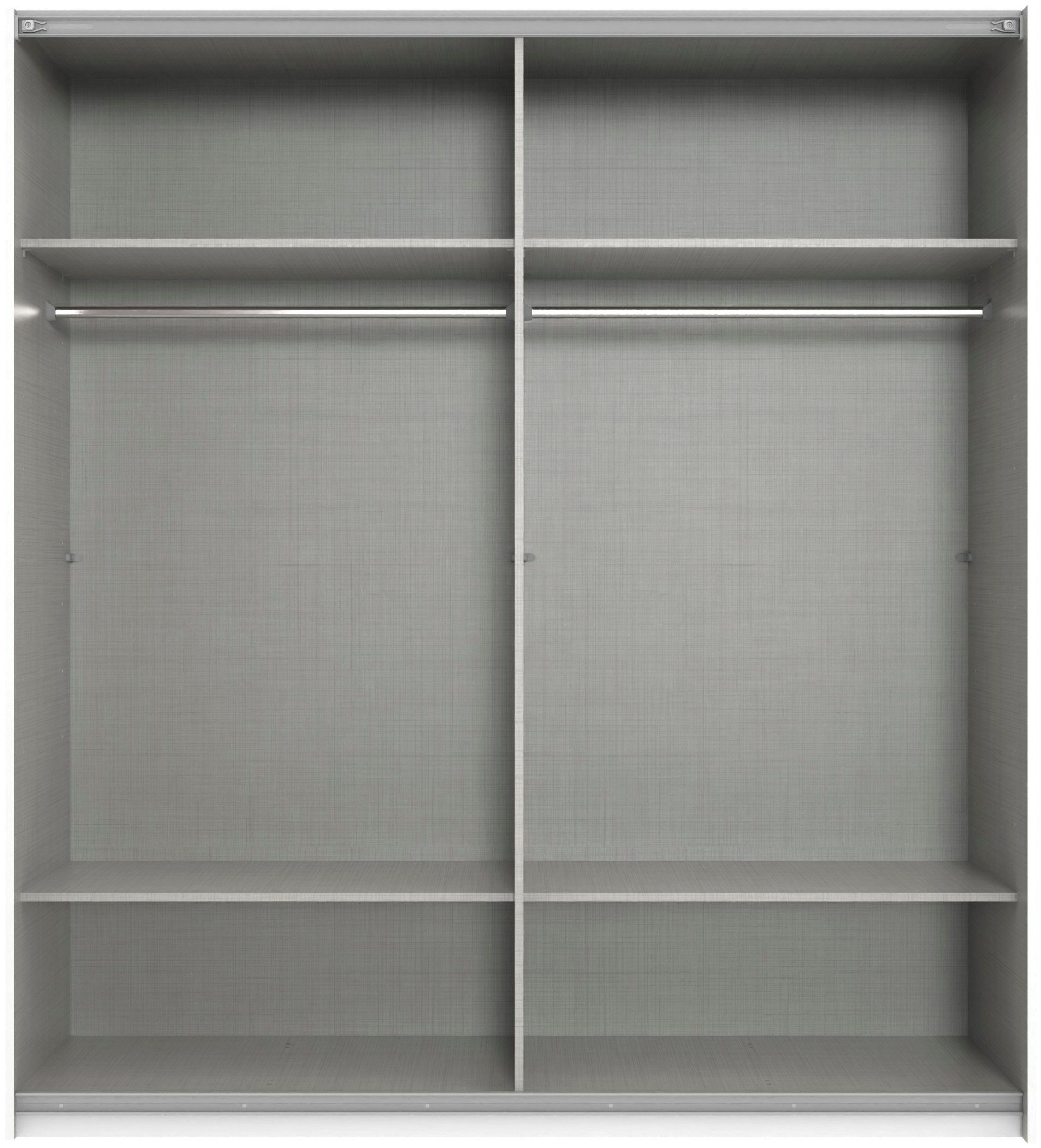 Wimex Schwebetürenschrank Bramfeld Kleiderschrank mit Glaselementen und zusätzlichen Einlegeböden