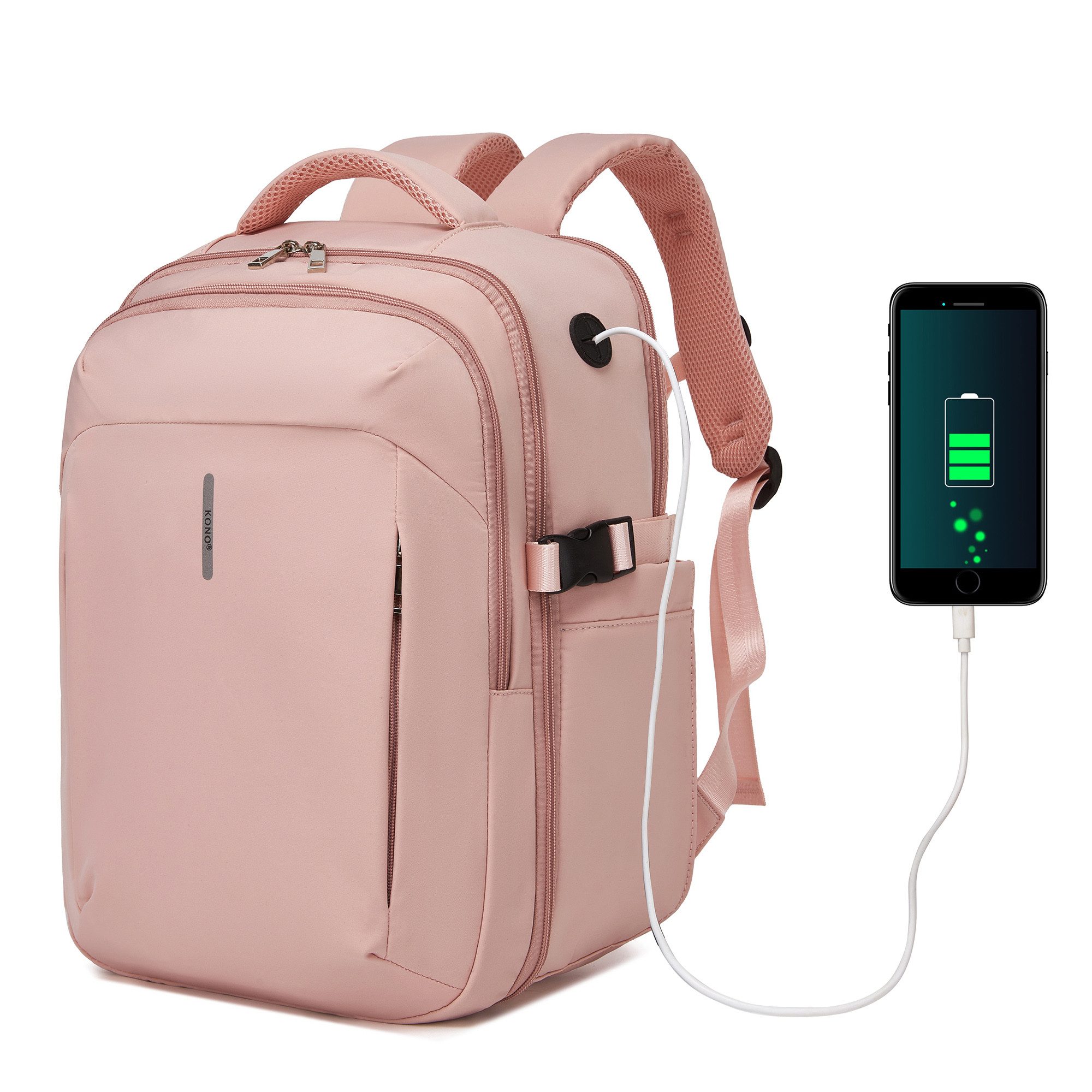 KONO Rucksack Handgepäck 40x30x20cm Ryanair Zugelassen, 24L Laptoprucksack