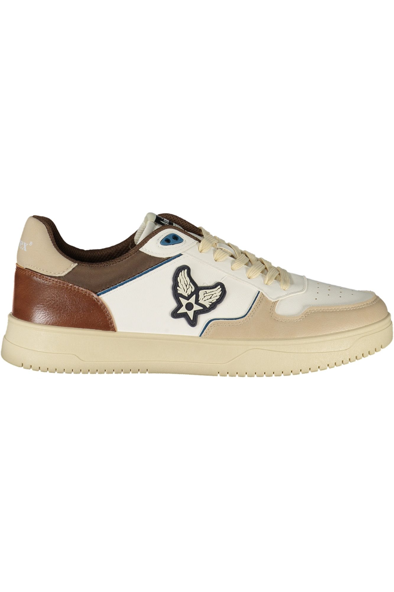 AVX AVIREX DEPT Sneaker Weiße Herren-Sneaker mit Kontrastdetails und