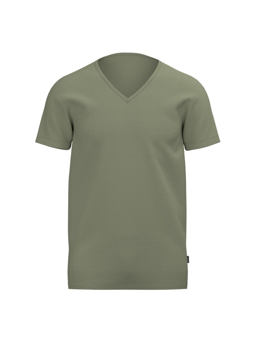 Trigema T-Shirt TRIGEMA V-Shirt Slim Fit (1-tlg)
