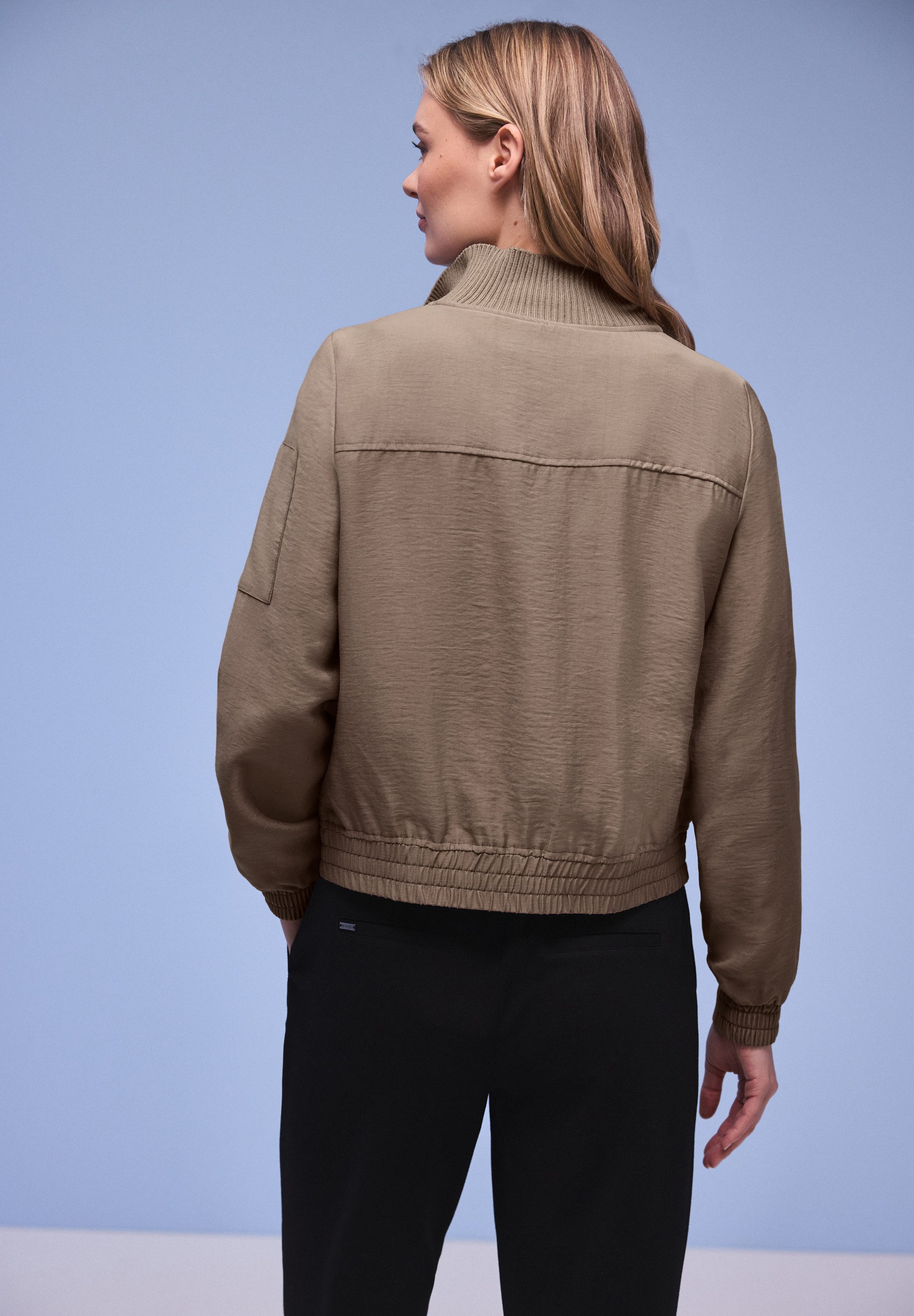 STREET ONE Cargojacke mit Stehkragen und Reißverschluss günstig online kaufen