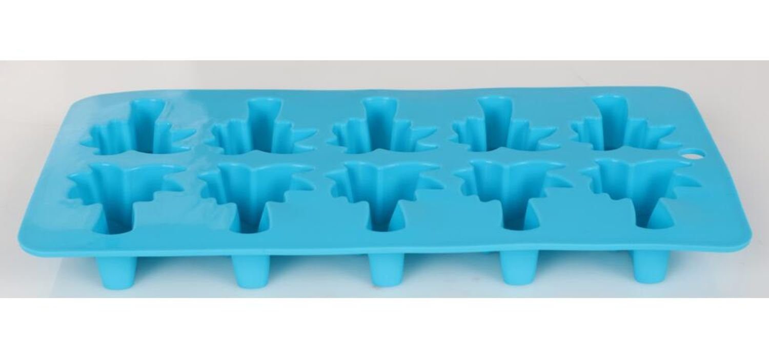 Wein Cube Schalen BURI Eiswürfelform Wasser 24x Eisform Silikon Bar Ice Behälter