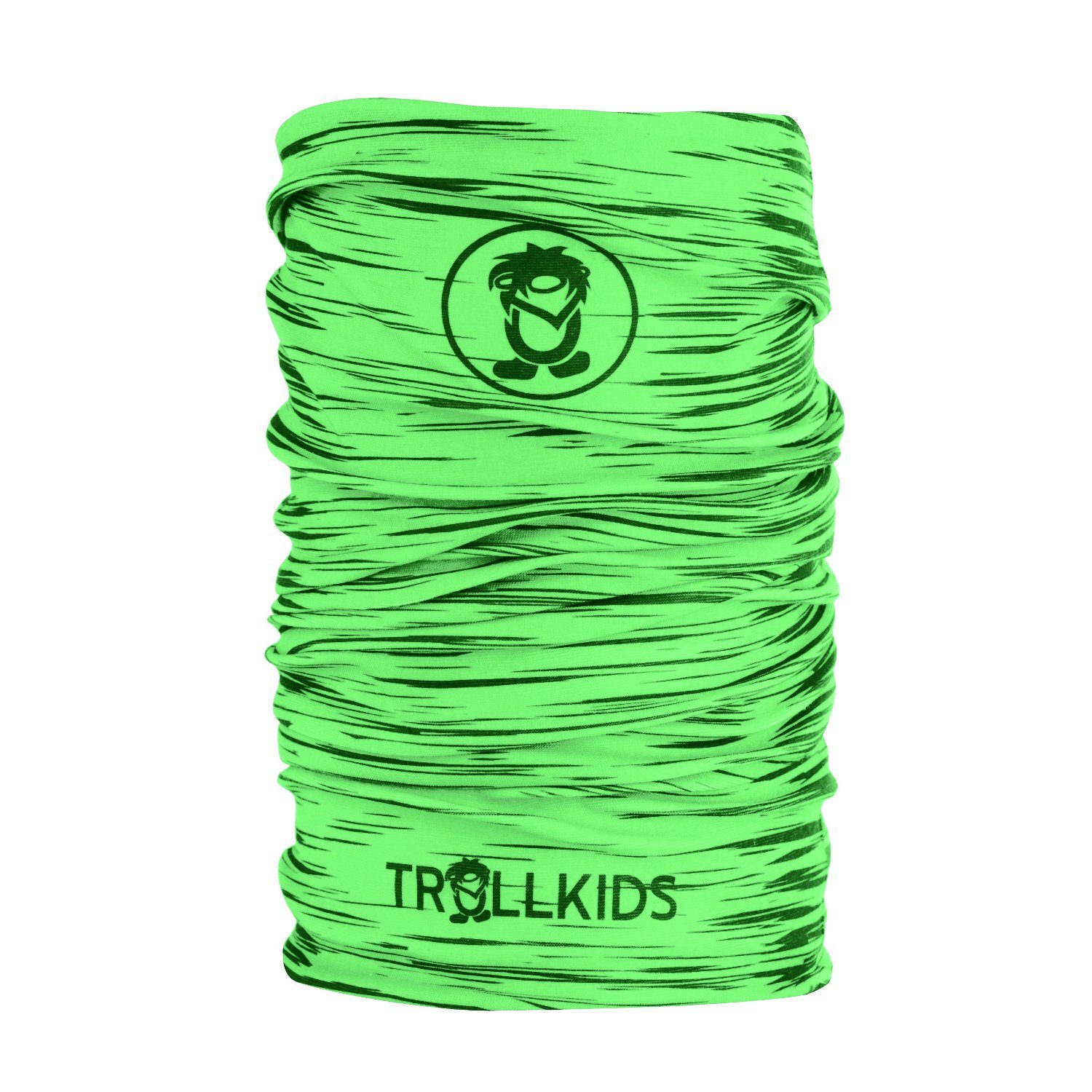 TROLLKIDS Multifunktionstuch Troll Dunkelgrün/Hellgrün