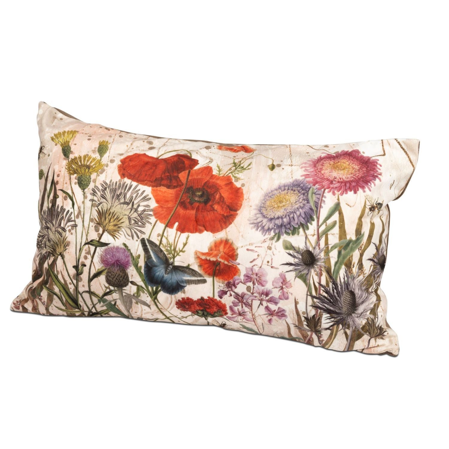 formano Dekokissen Blumenwiese, mit Reißverschluss, Mehrfarbig, Motiv: Blumen, Höhe: 30cm