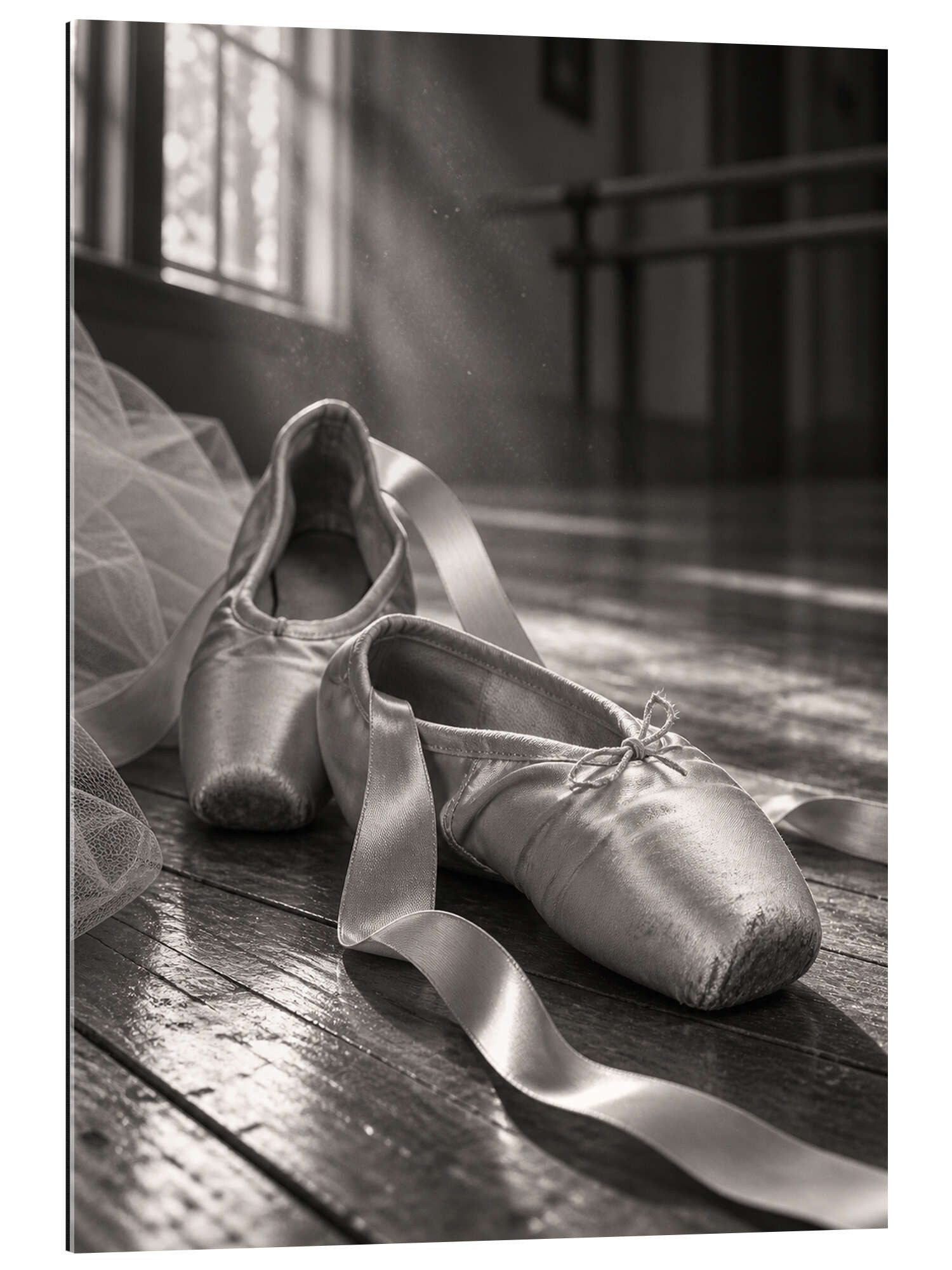 Posterlounge Wandbild Ballettschuhe, Iconic Photo Collection, erhältlich als Poster, Leinwandbild, Wandsticker oder Acrylglasbild