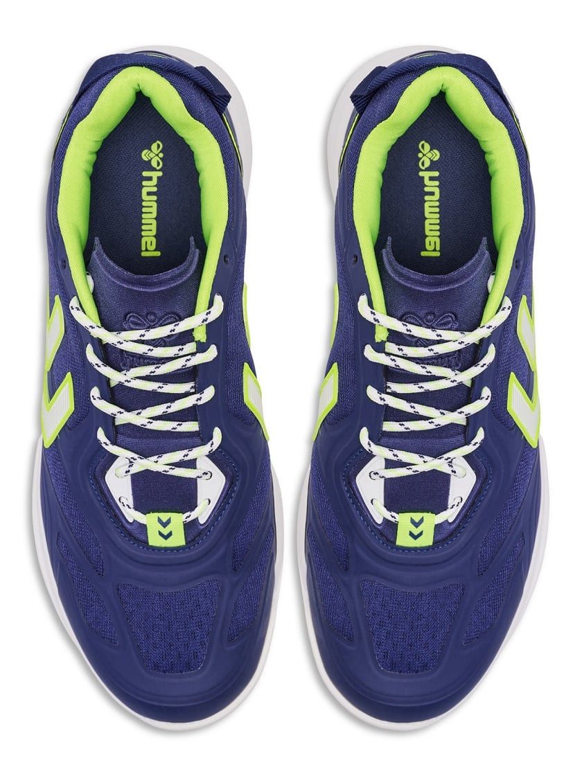 hummel Hallen-Indoorschuhe Dagaz 2.0 (Dämpfung) blau Herren Badmintonschuh