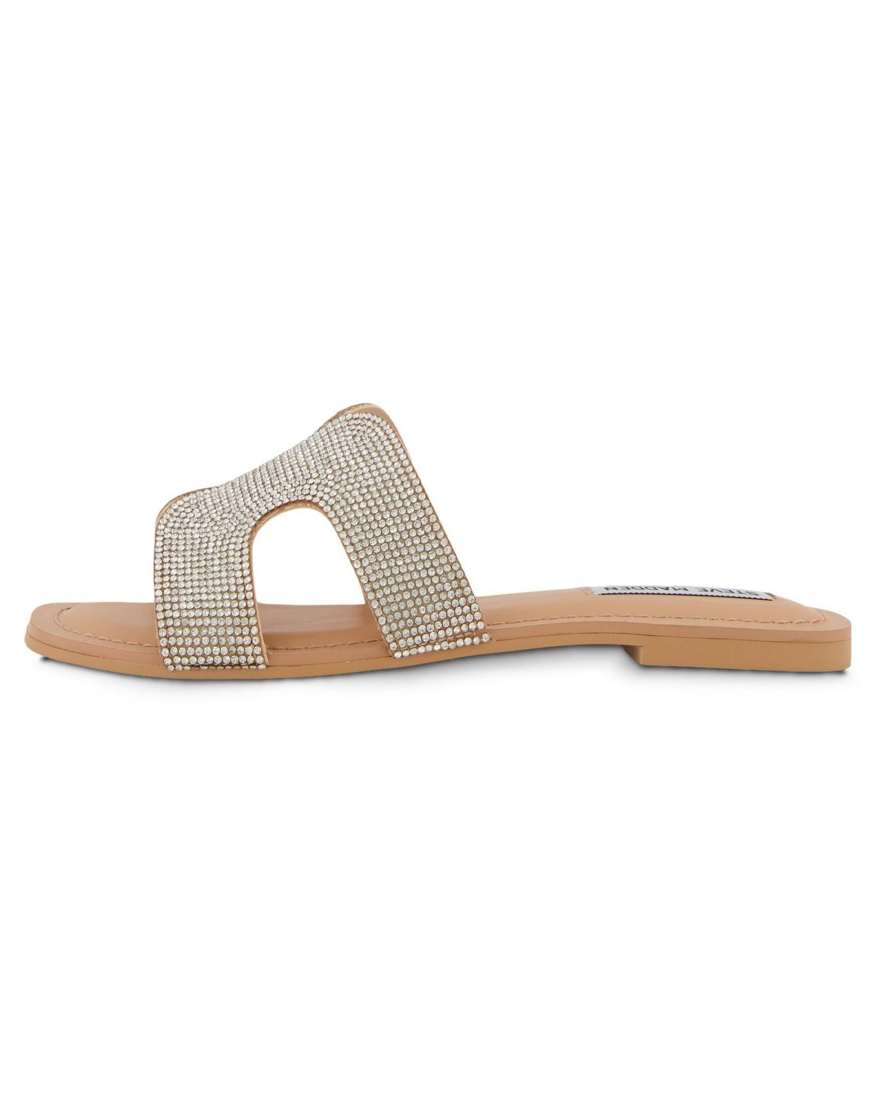 STEVE MADDEN Damen Pantoletten ZARNIA-R CRYSTALS Pantolette SLIDE