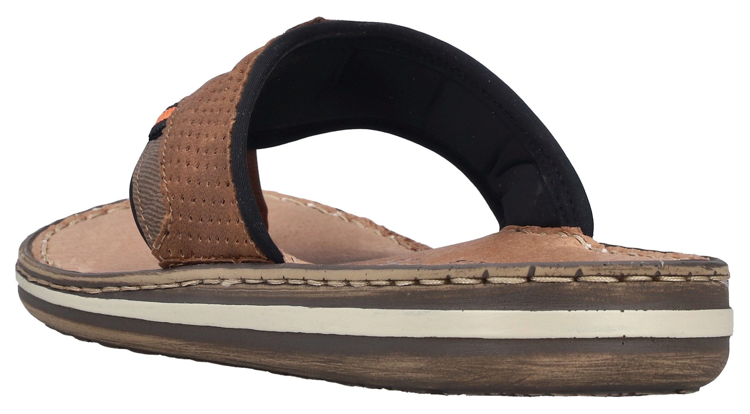 Rieker Zehentrenner Sommerschuh, Strandschuh mit weicher Leder-Innensohle