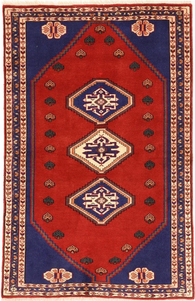 Shiraz Perserteppich, mm / Orientteppich 10 Handgeknüpfter Höhe: Orientteppich 96x152 Nain Trading, rechteckig,