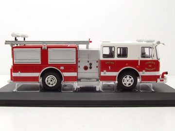 ixo Models Modellauto Seagrave Marauder II Feuerwehr Charlotte Fire Department rot weiß, Maßstab 1:43