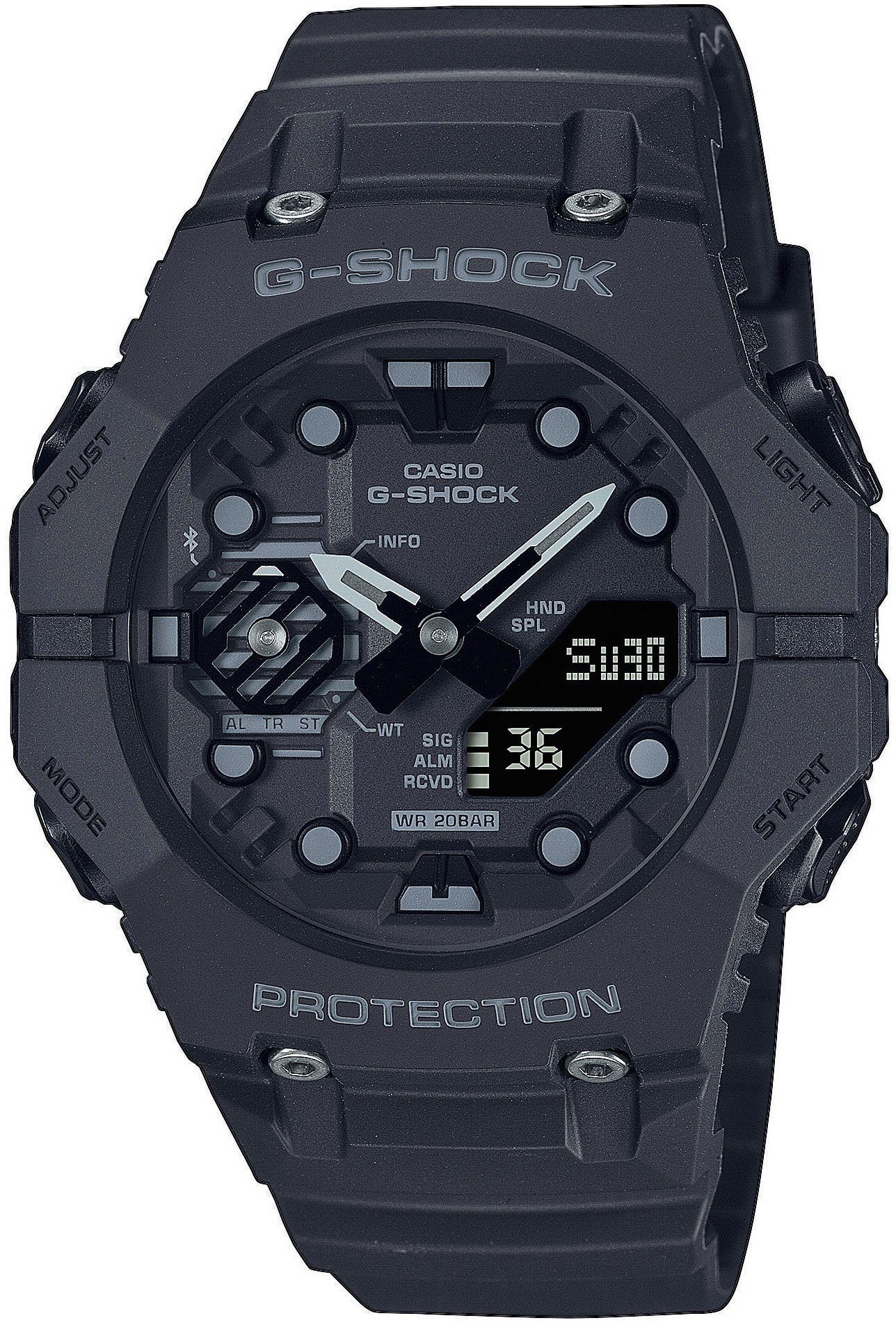CASIO G-SHOCK GA-B001-1AER Smartwatch, Armbanduhr, Herrenuhr, Bluetooth, Stoppfunktion, Weltzeit