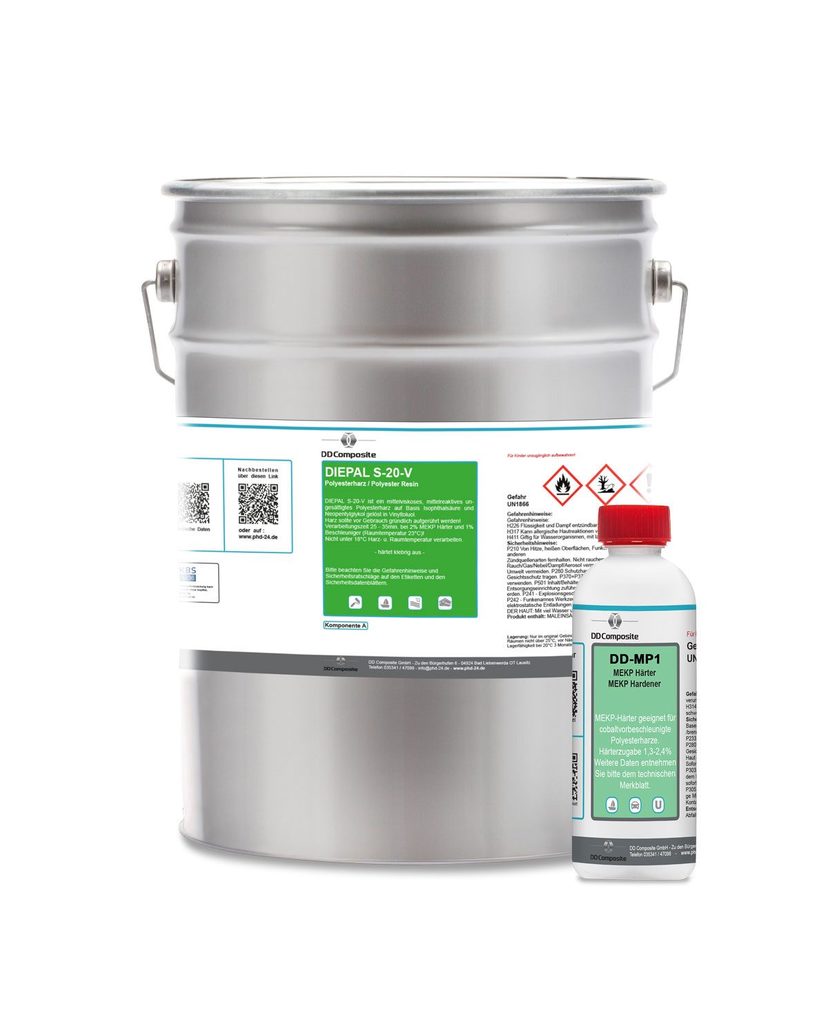 DD Composite Kunstharz 5kg DIEPAL S-20-V + 100g Härter