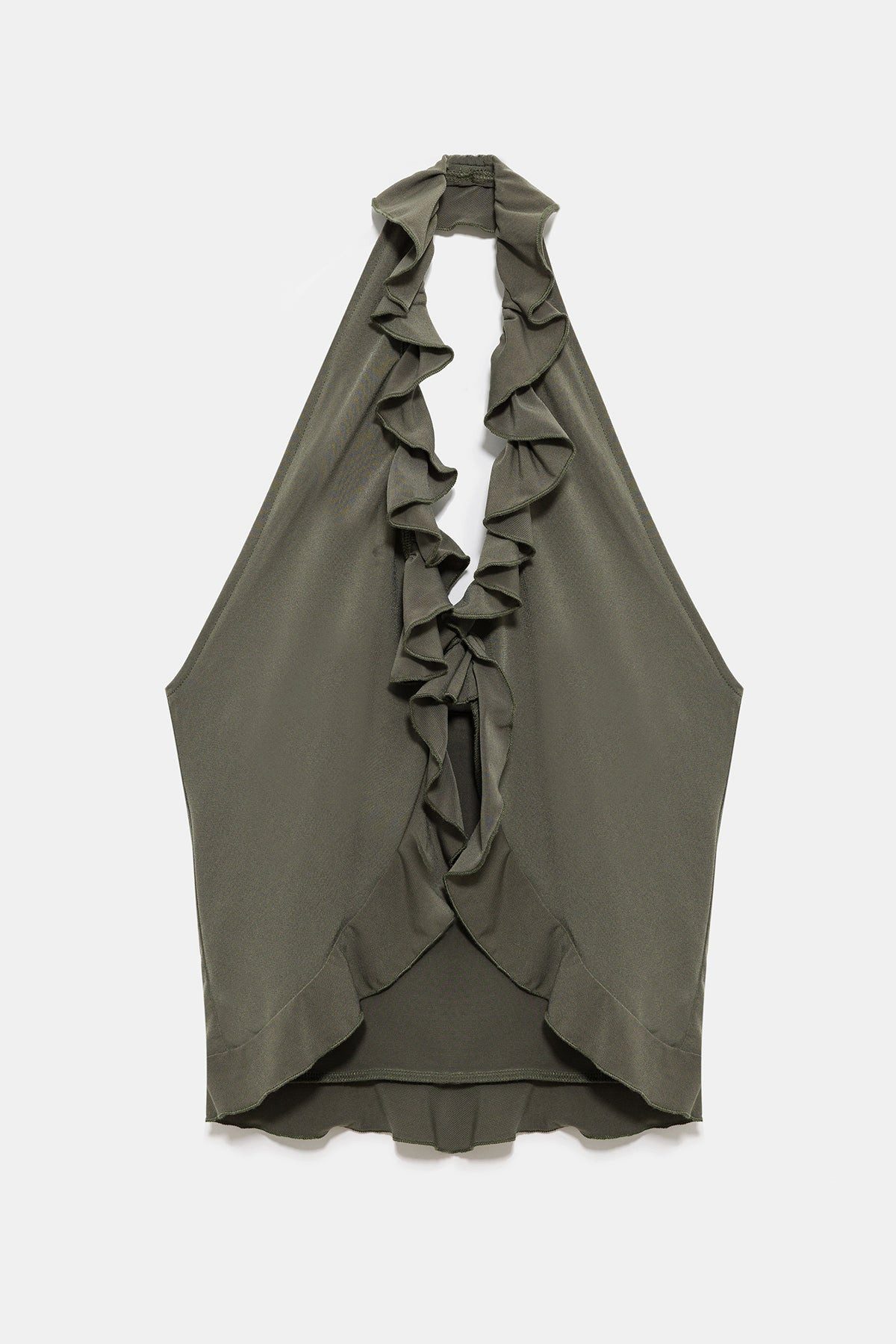 Blusentop Bluse mit Rüschendetails