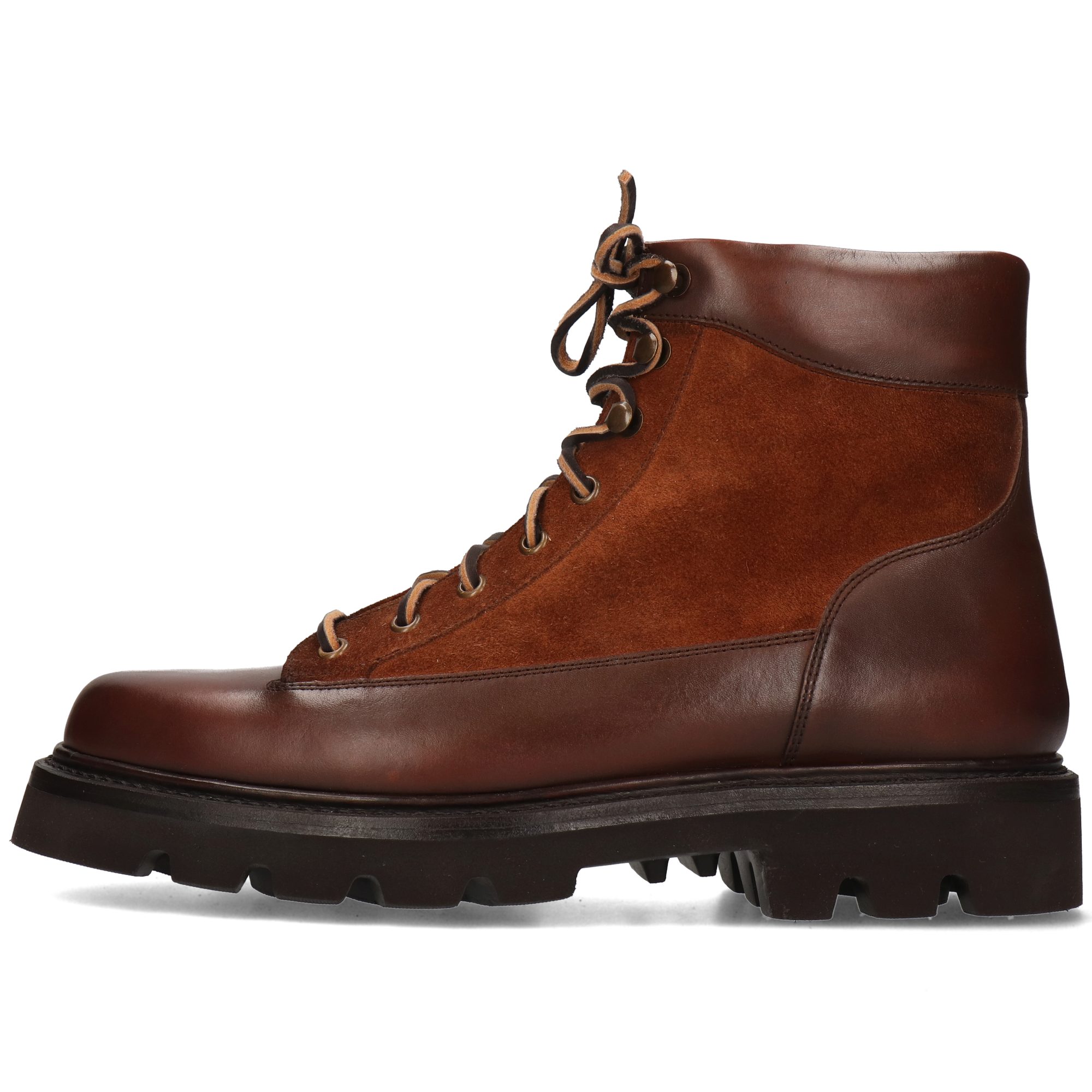 Melvin & Hamilton Maverick 1 Leder-Schnürstiefeletten für Herren Stiefelette Plateausohlen, Echtes Leder