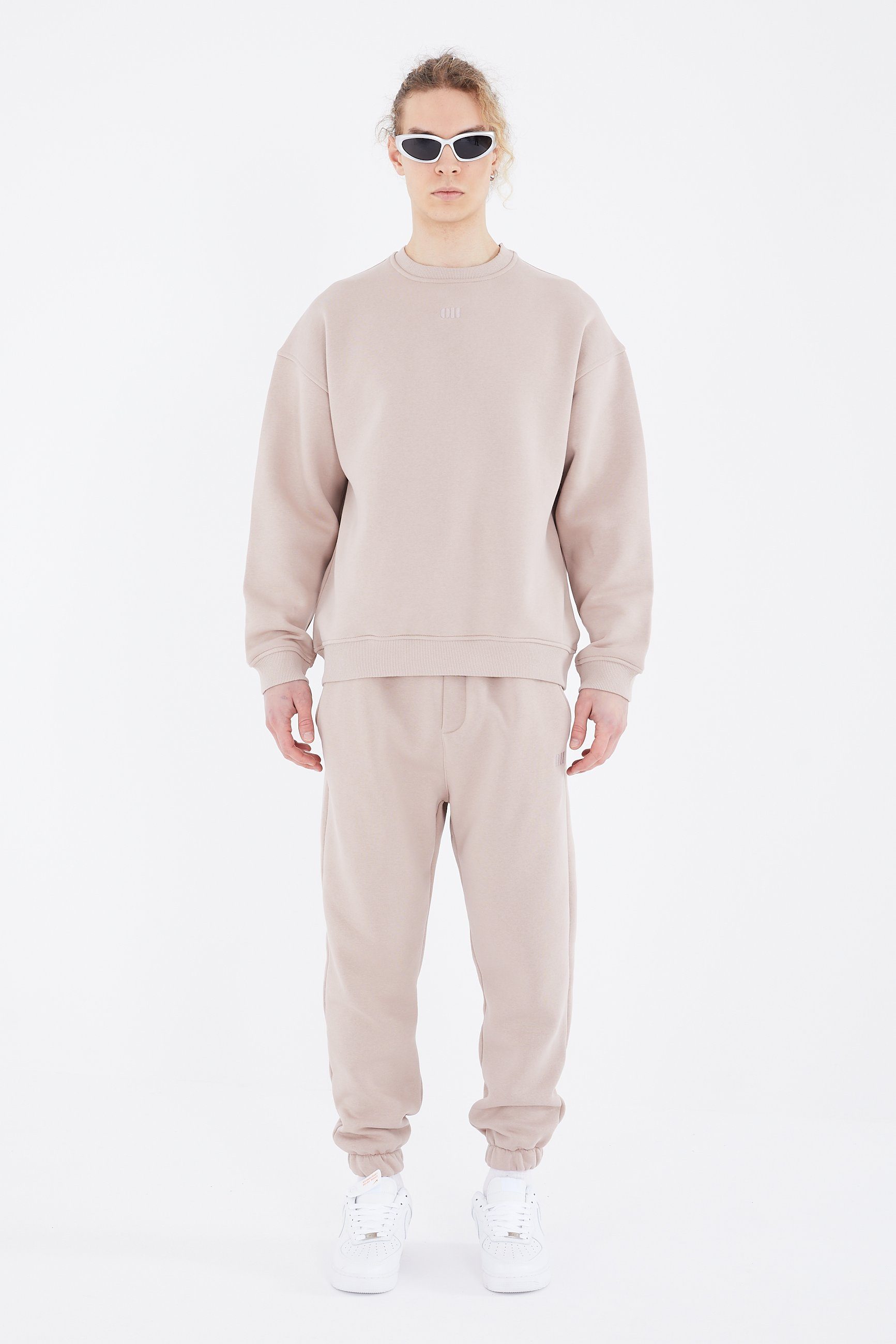 COFI Casuals Sweatshirt Basic Sweatshirt Oversize Fit Pullover Unisex