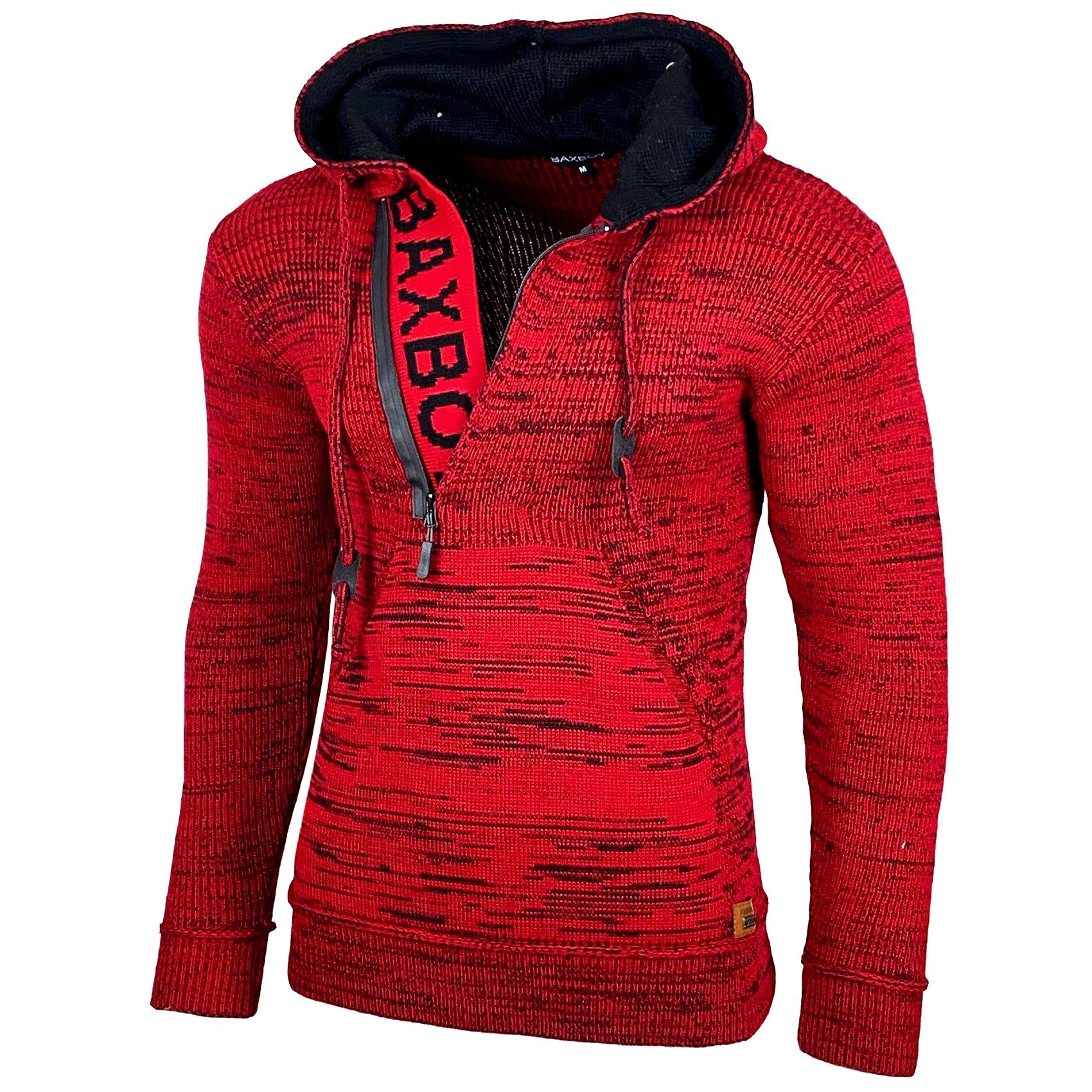 Baxboy Strickpullover Herren Winter Kapuzenpullover Kapuzenjacke günstig online kaufen