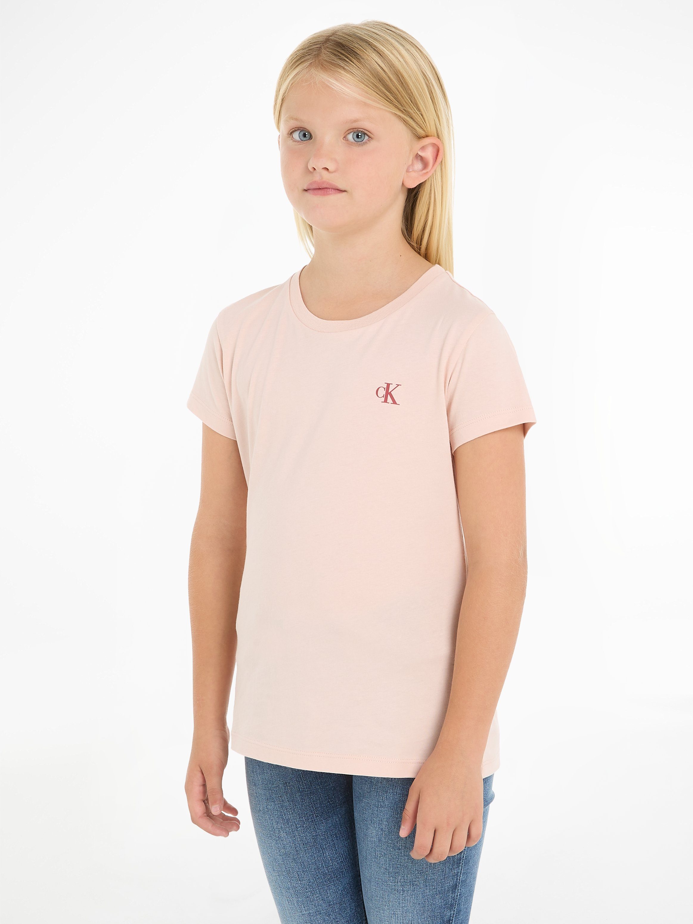 Calvin Klein Jeans T-Shirt 2-PACK SLIM MONOGRAM TOP (Packung, 2-tlg) für  Kinder bis 16 Jahre