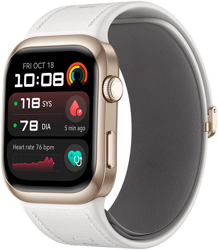 Huawei Watch D2 Blutdruck Smartwatch (4,62 cm/1,82 Zoll, Harmony OS), 4,62cm (1,82 Zoll) AMOLED, EKG, IP68, Aufpumparmband