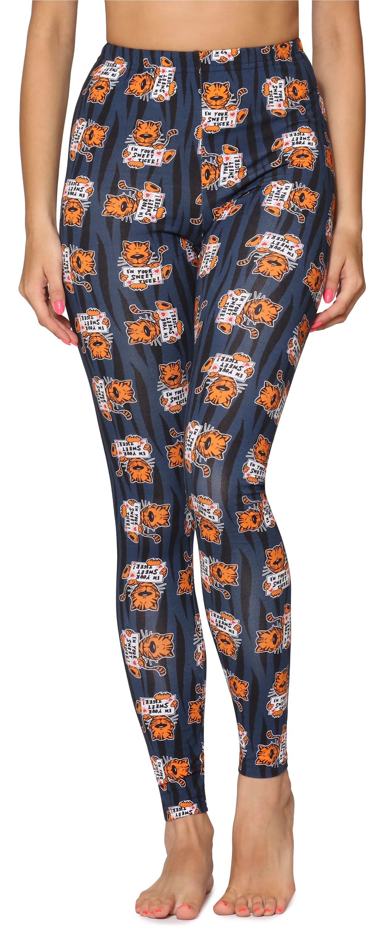 Leggings Mädchen Jugend Lange Leggings MS10-408