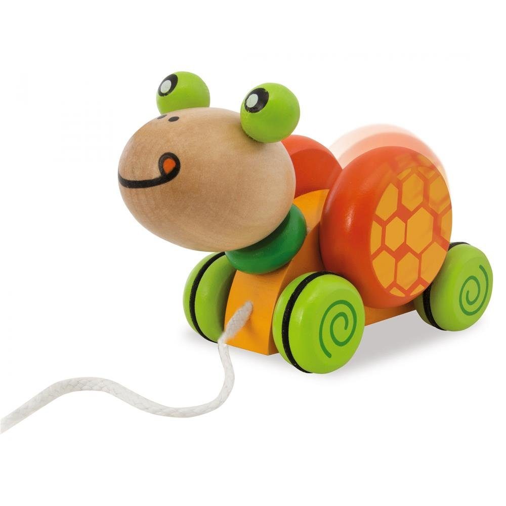 Nachziehtier Holzspielzeug Nachziehspielzeug Eichhorn Schildkröte, Babyspielzeug