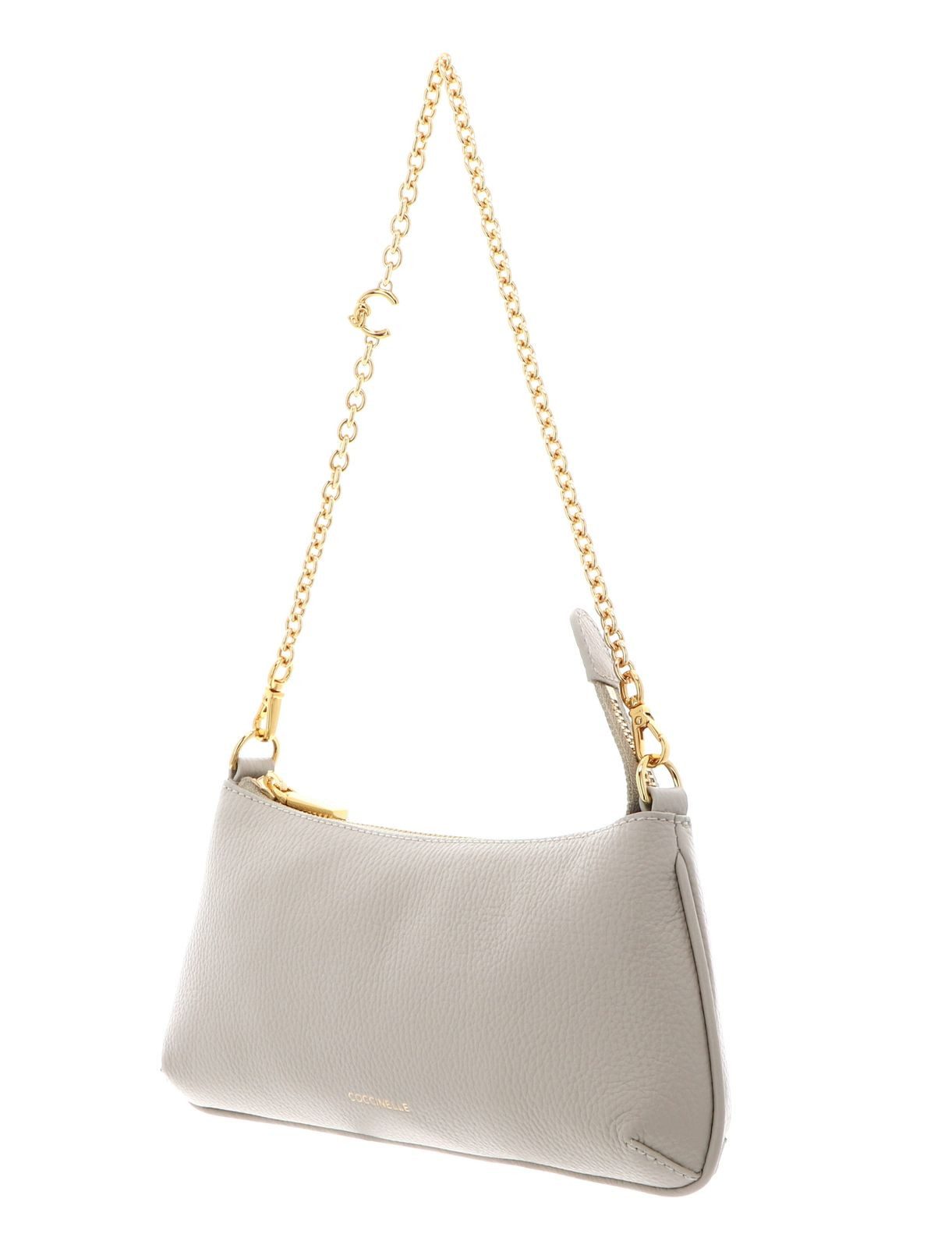 COCCINELLE Umhängetasche Chain Mini Bag Grained Leather, aus echtem Rindsleder