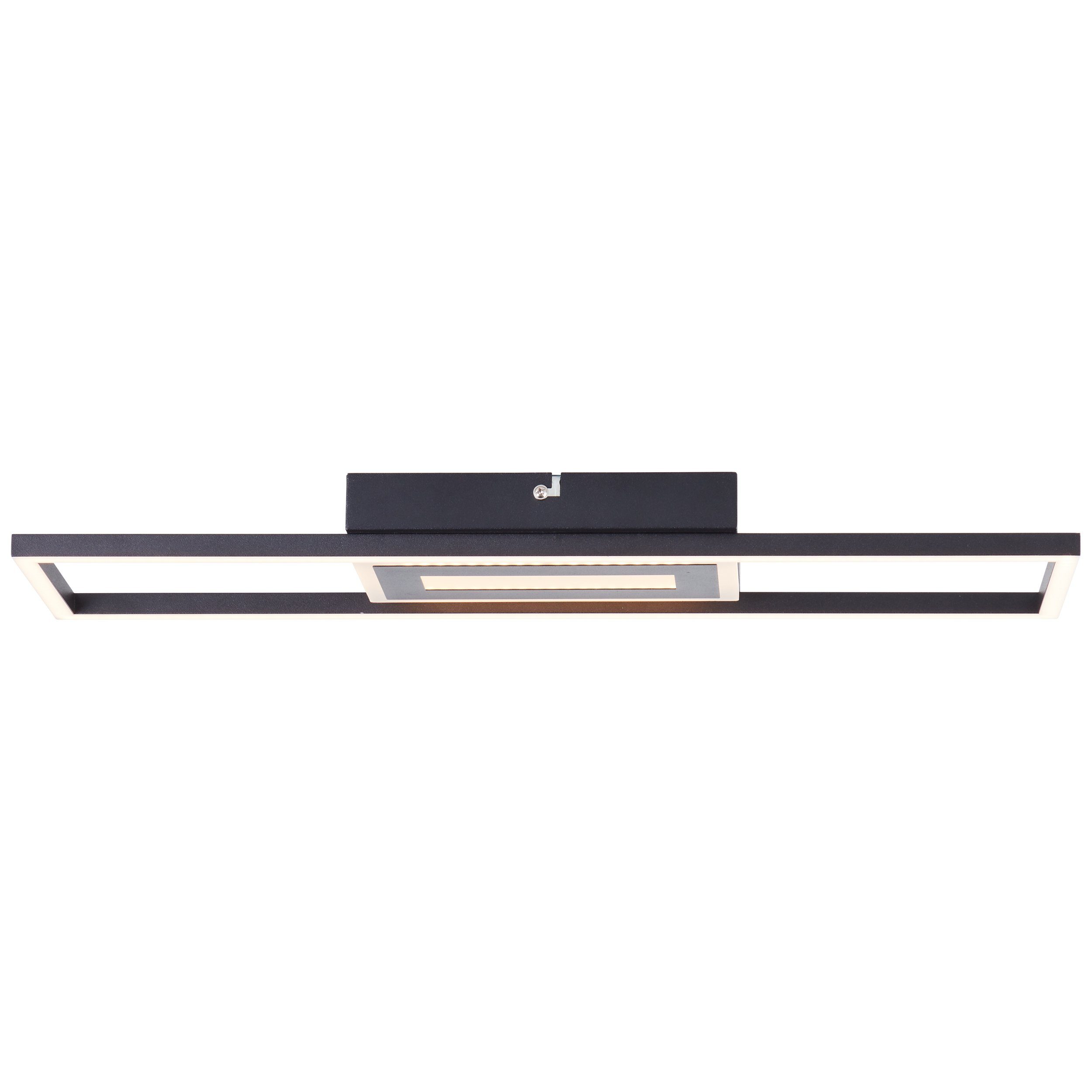 Deckenleuchte Brilliant BRE-Light Deckenleuchte Besson Metall/Kunststoff LED LED Besson 55x16cm schwarz schwarz, Deckenleuchte 55x16cm