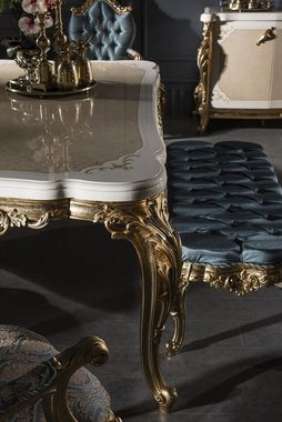 JVmoebel Esstisch Luxus Esstisch Eleganter Tisch klassische Esszimmer Tische Möbel Gold