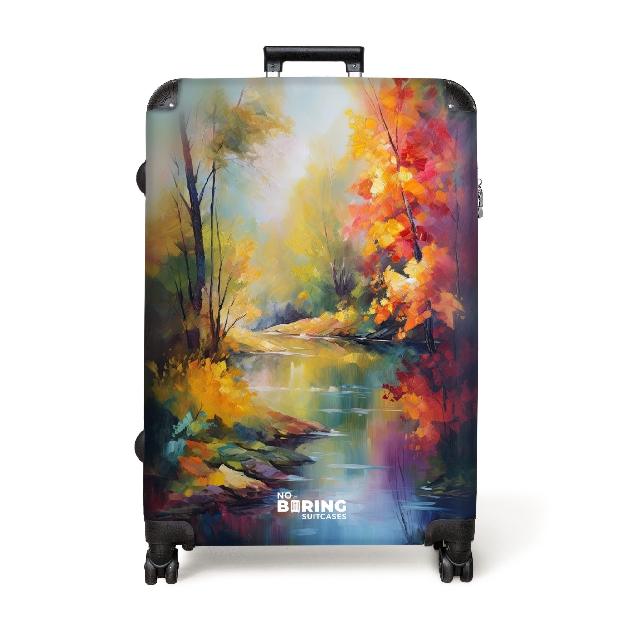 NoBoringSuitcases.com© Hartschalen-Trolley Landschaft - Ölgemälde - günstig online kaufen