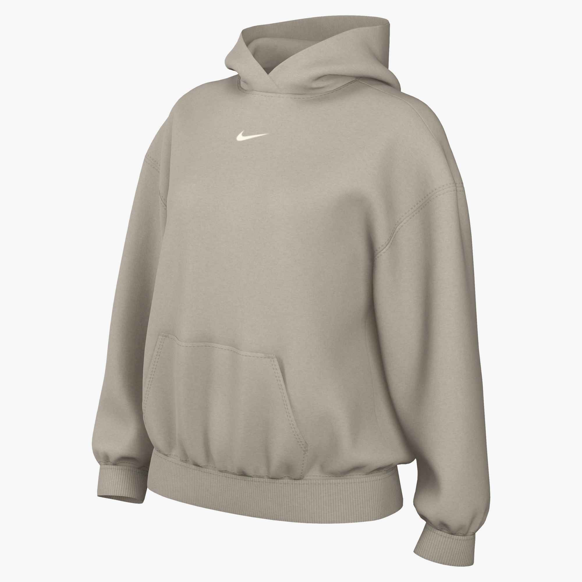 Nike Sportswear Kapuzensweatshirt W NK STDO FLC MW STD PO HDY mit Kapuze, Langarm, aus angerauter Sweatware, Basic-Passform