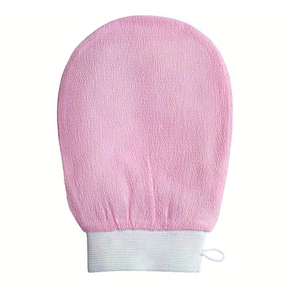 FELIXLEO Reinigungshandschuh 1x Tiefe Peeling Handschuhe Körperpeeling Bad Dusche Rosa (1-St)