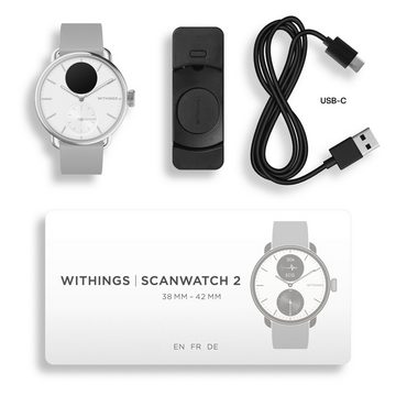 Withings ScanWatch 2 (38 mm) Smartwatch (1,6 cm/0,63 Zoll)