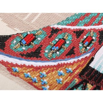 Panna Kreativset Panna Kreuzstich Stickpackung "Afrika", Zählmuster, (embroidery kit by Marussia)