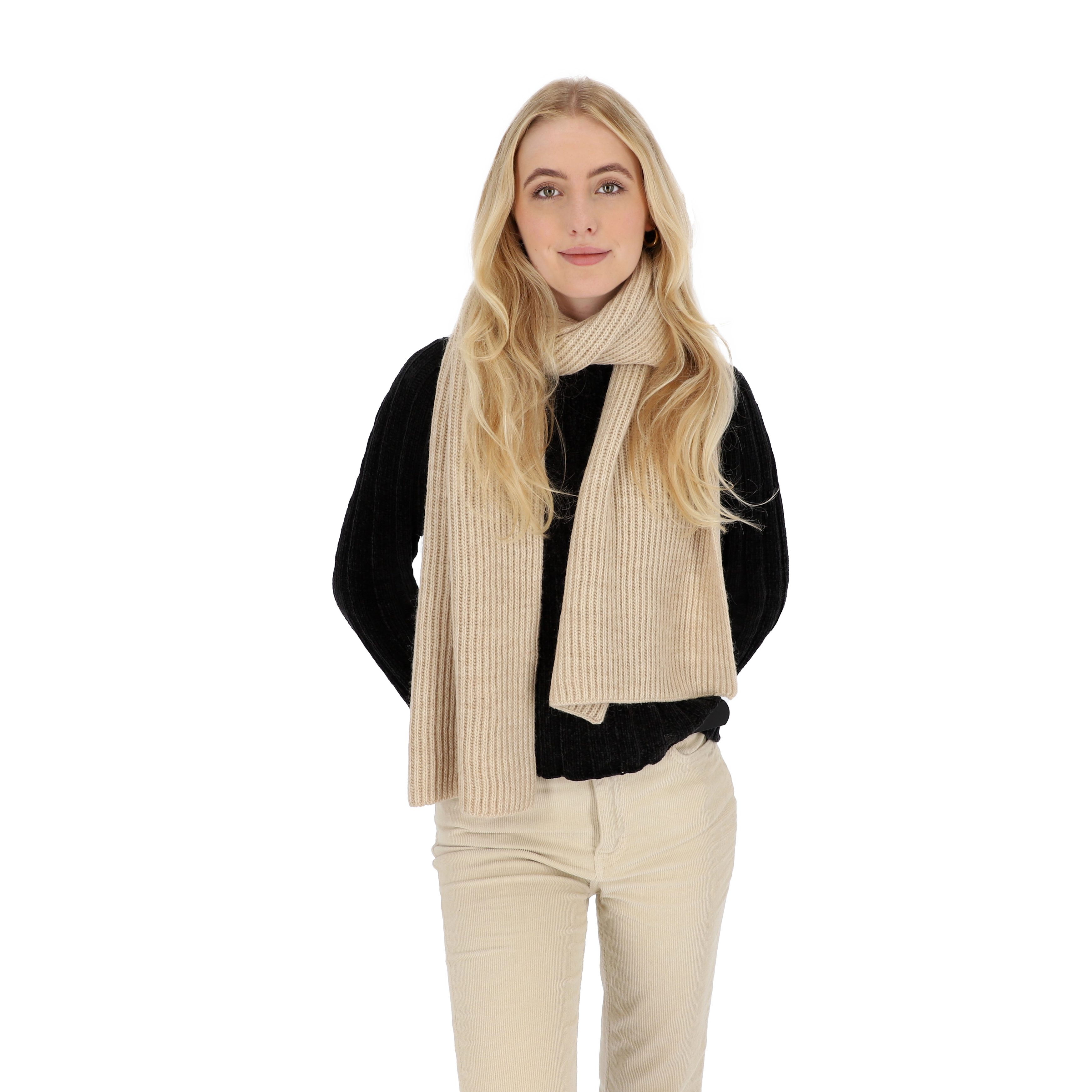 halsüberkopf Accessoires Strickschal Schal mit Rippe, günstig online kaufen
