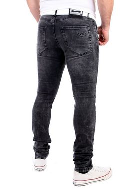 VSCT Destroyed-Jeans VSCT Jeans Herren Keno Rock Heavy Destroyed Look Destroyed Männer-Hose Jeans Slim Fit