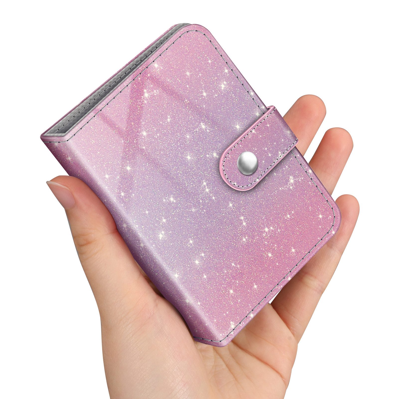 Fintie Fotoalbum Mini Fotoalbum für 2x3 Zoll Filme - 52 Taschen kleine Alben, für Fujifilm Instax Mini Sofortbildkamera/Polaroid Hi-Print Bilder