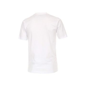 CASAMODA Rundhalsshirt weiß Modern fit (1-tlg)