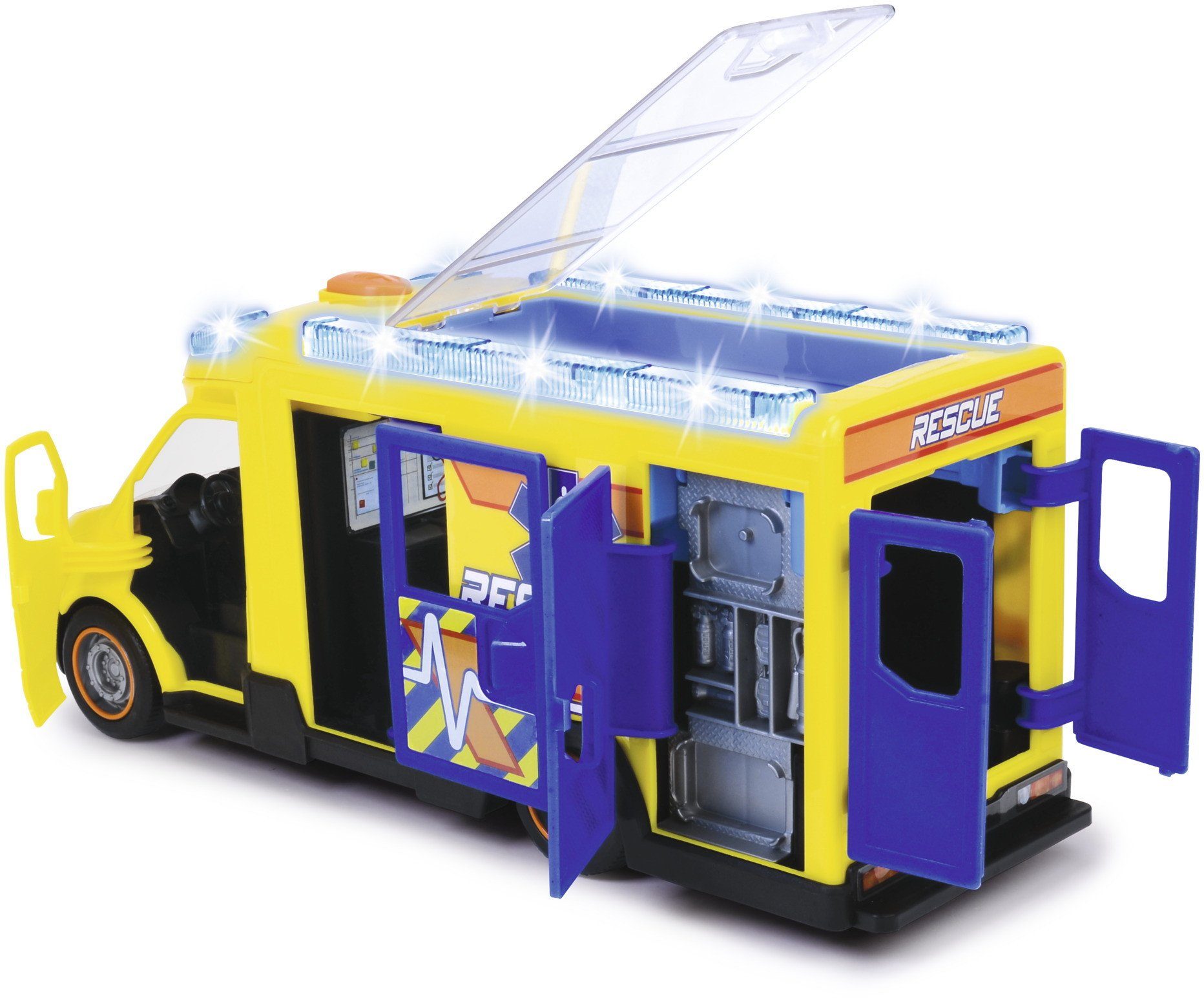 Dickie Toys Spielzeug-Krankenwagen Krankenwagen Go Real günstig online kaufen