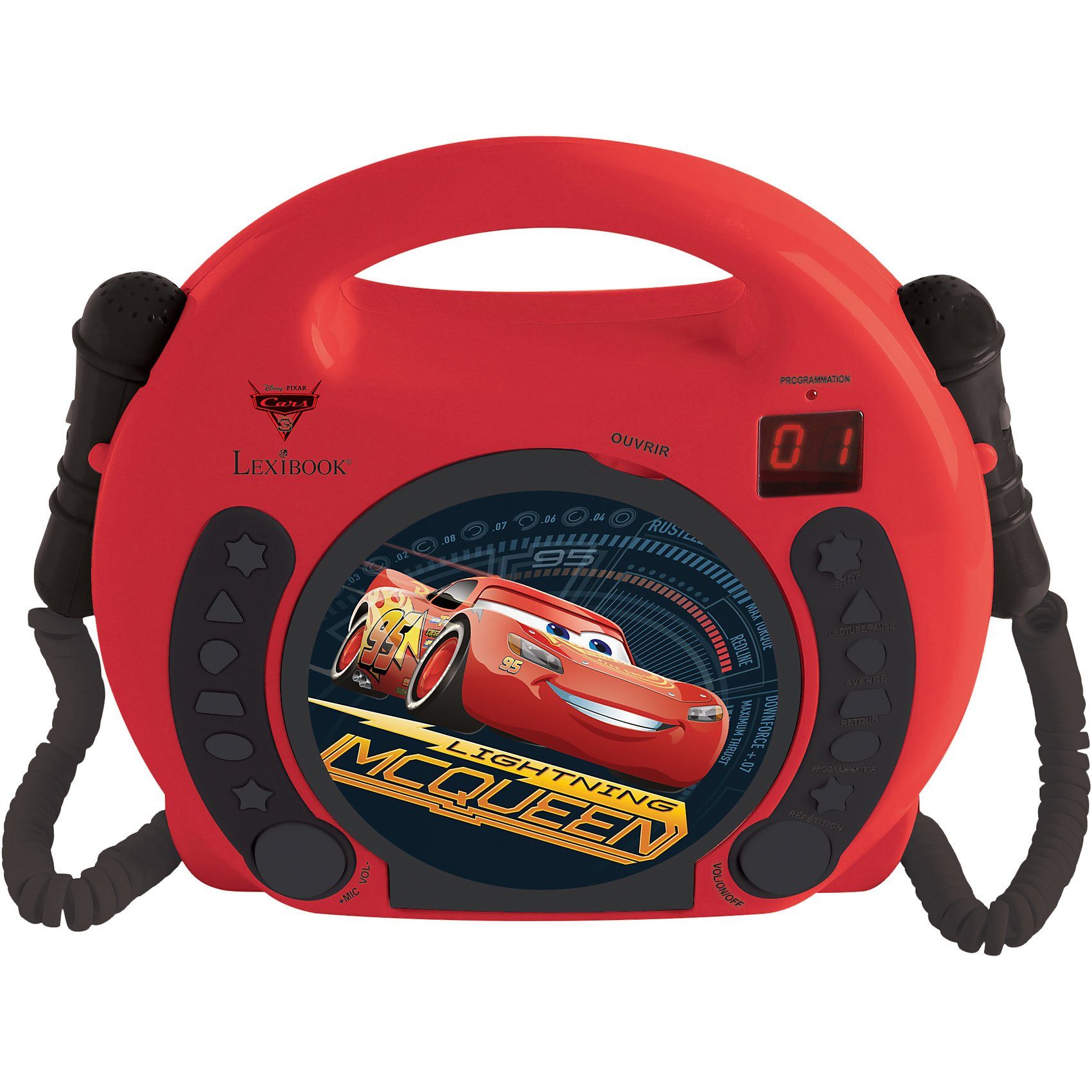 Lexibook® Disney Cars Kinder CD Player mit 2 Mikrofonen online kaufen