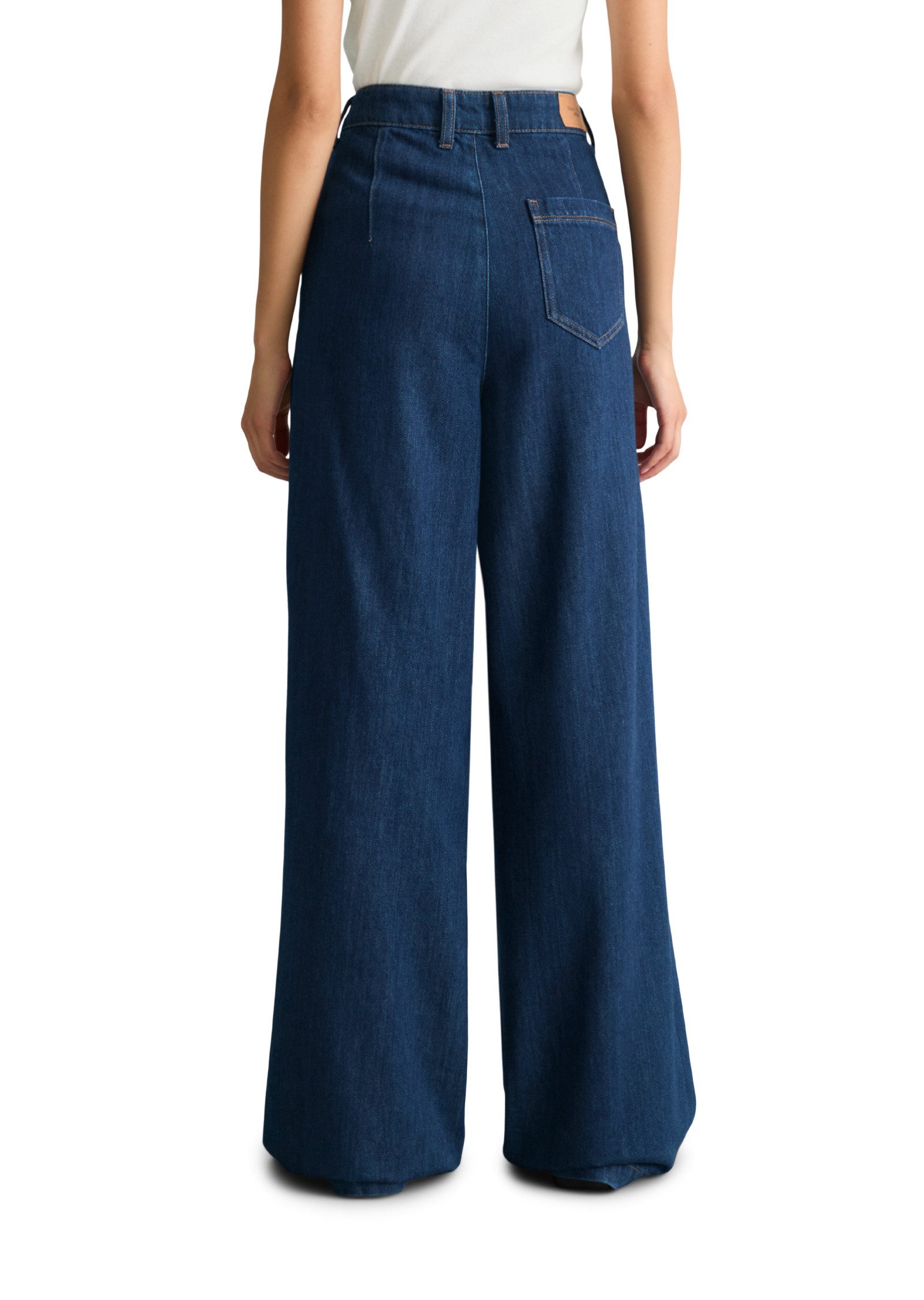 Marc O'Polo DENIM Weite Jeans made with Orange Fiber