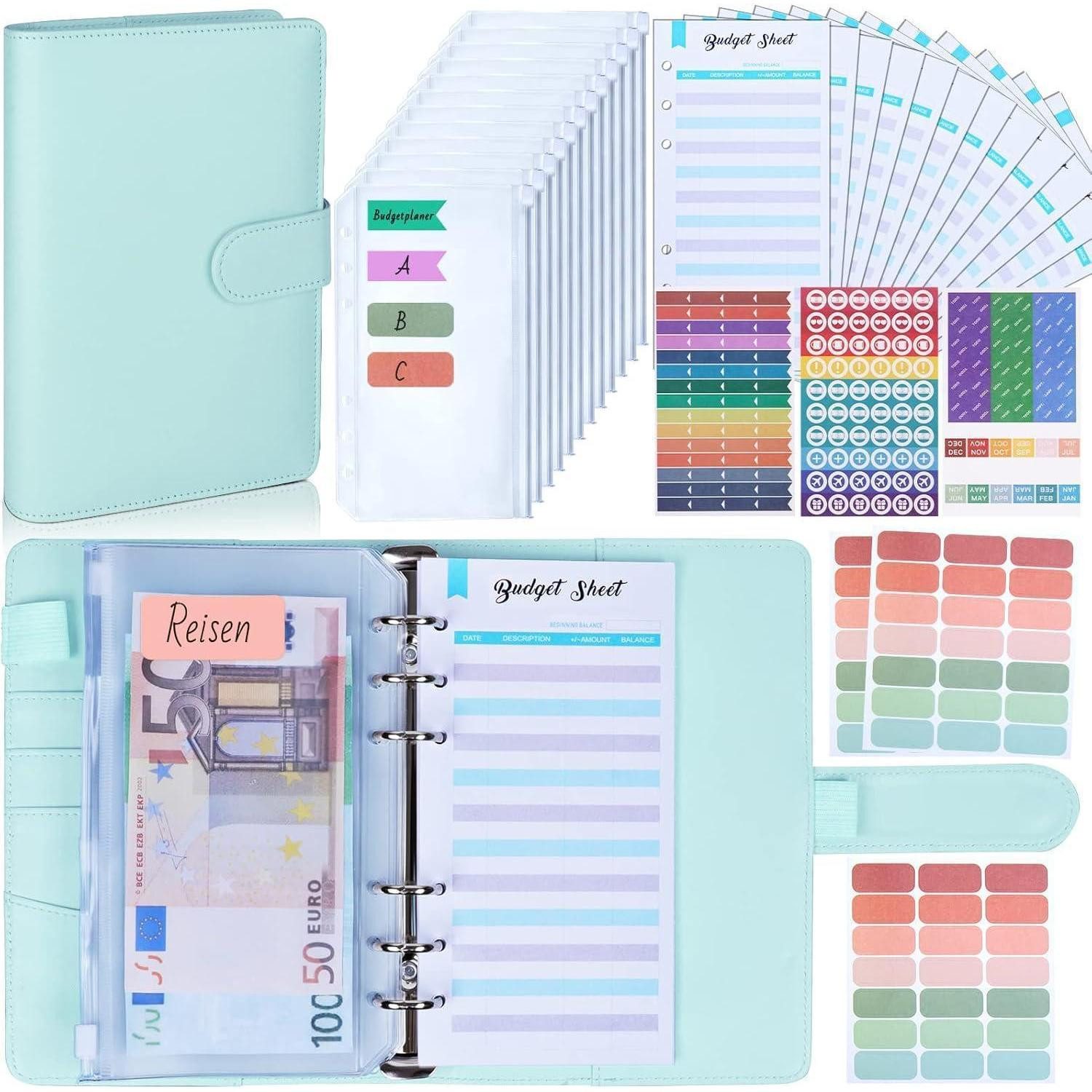 Notizbuch Budget Planner A6 Binder Bugetplaner Sparbuch Geld Organizer