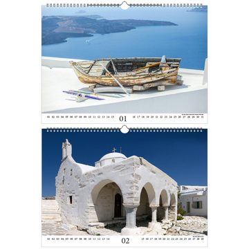 Seelenzauber ewige Kalender Griechenlandzauber DIN A3 - Immerwährender Kalender Griechenland -