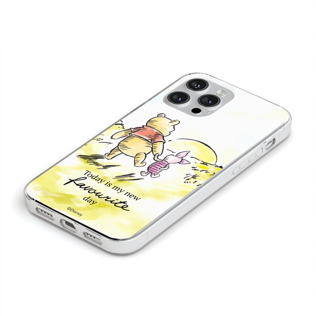 Disney Handyhülle Handyhülle Winnie-012 Disney Full Print Weiß