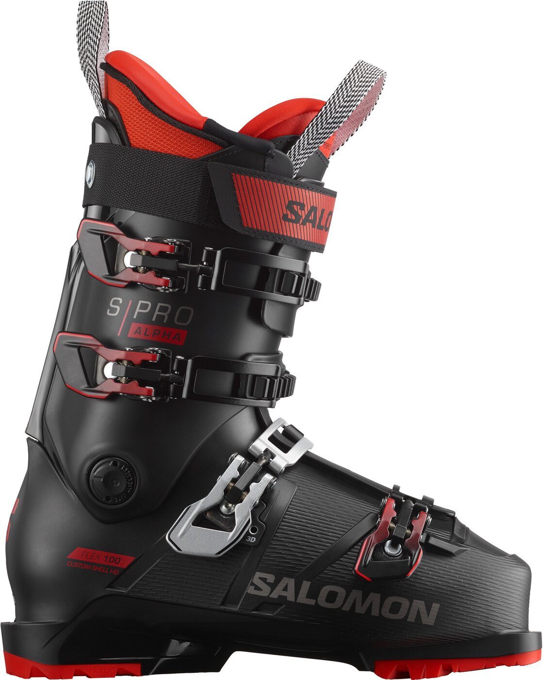 ALP. BOOTS S/PRO ALPHA 100 Black/Re BLACK/RED/ Skischuh