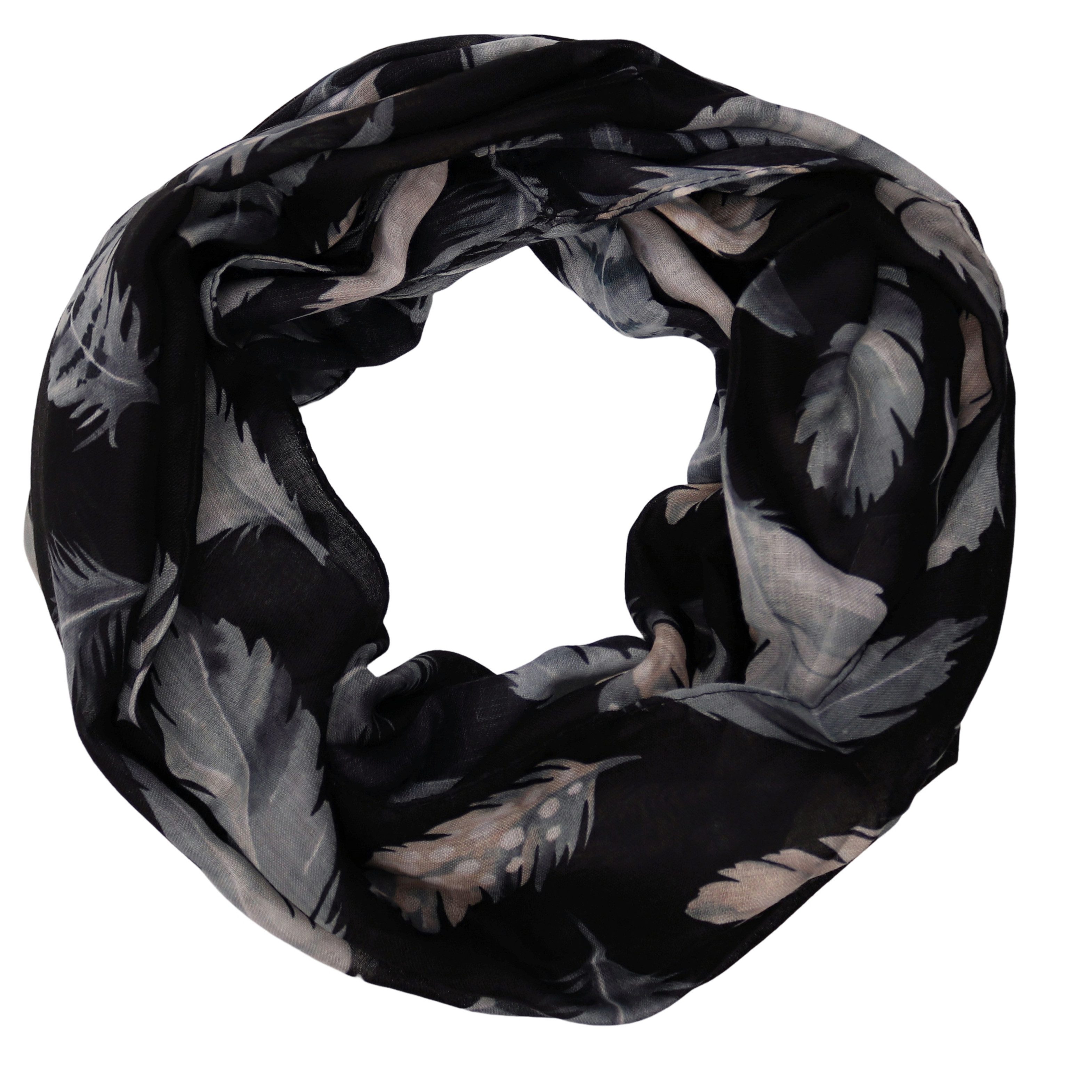 MIRROSI Loop Damen Schal Weich aus 100% Viskose Groß, (ca.60x80cm, zweimal günstig online kaufen