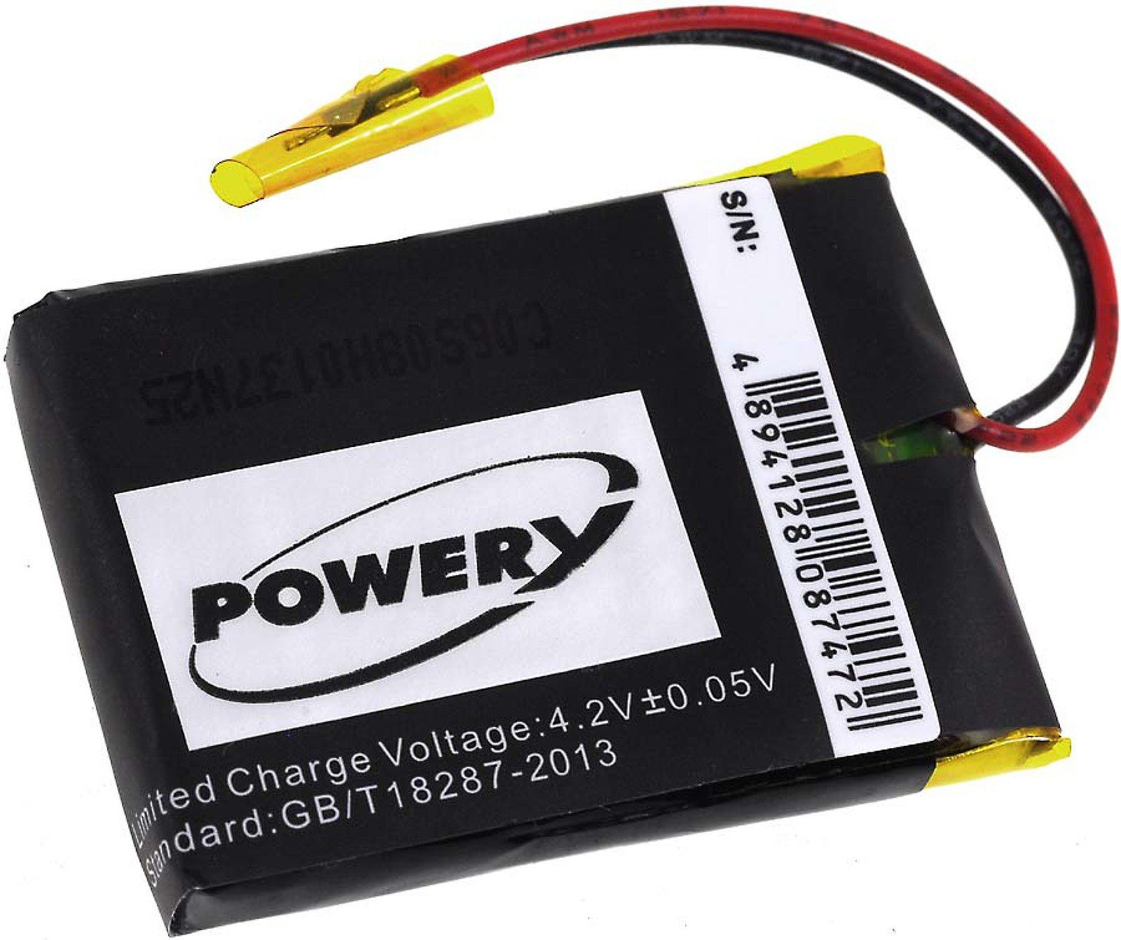 Powery Akku für iHealth Typ PL052535 Akku 370 mAh (3.7 V)