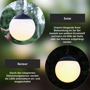 STAR TRADING LED Dekolicht Globus, Star Trading Außen Solar Hängeleuchte Globus