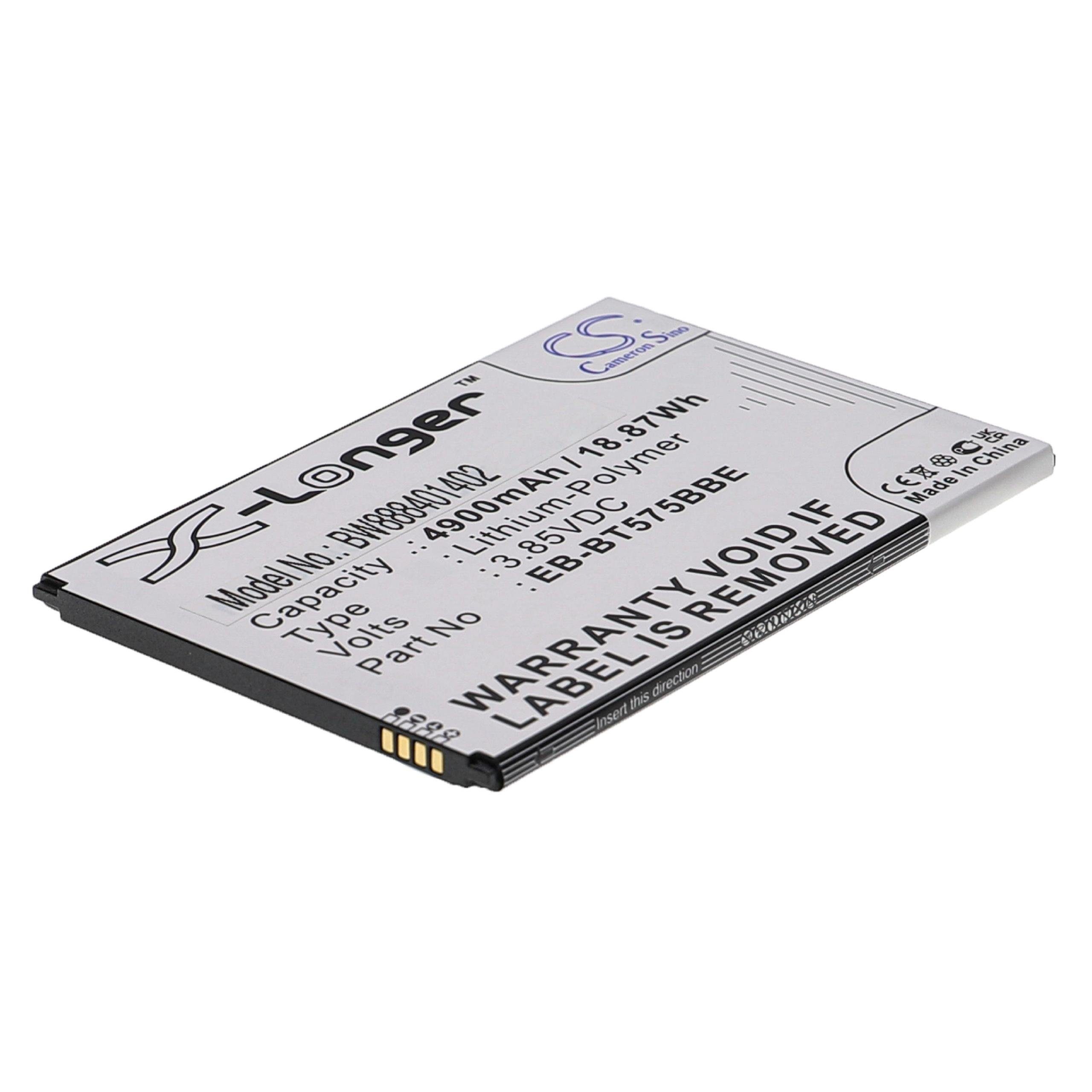 Tablet-Akku Samsung Li-Polymer 4900 3 Active mAh Tab V) kompatibel mit (3,85 vhbw Galaxy