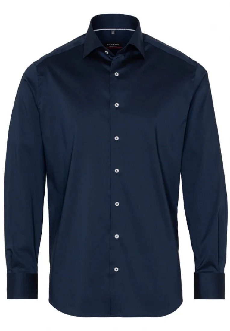 Eterna Langarmhemd 3377, ETERNA, unifarbenes PERFORMANCE SHIRT - Modern Fit easy iron