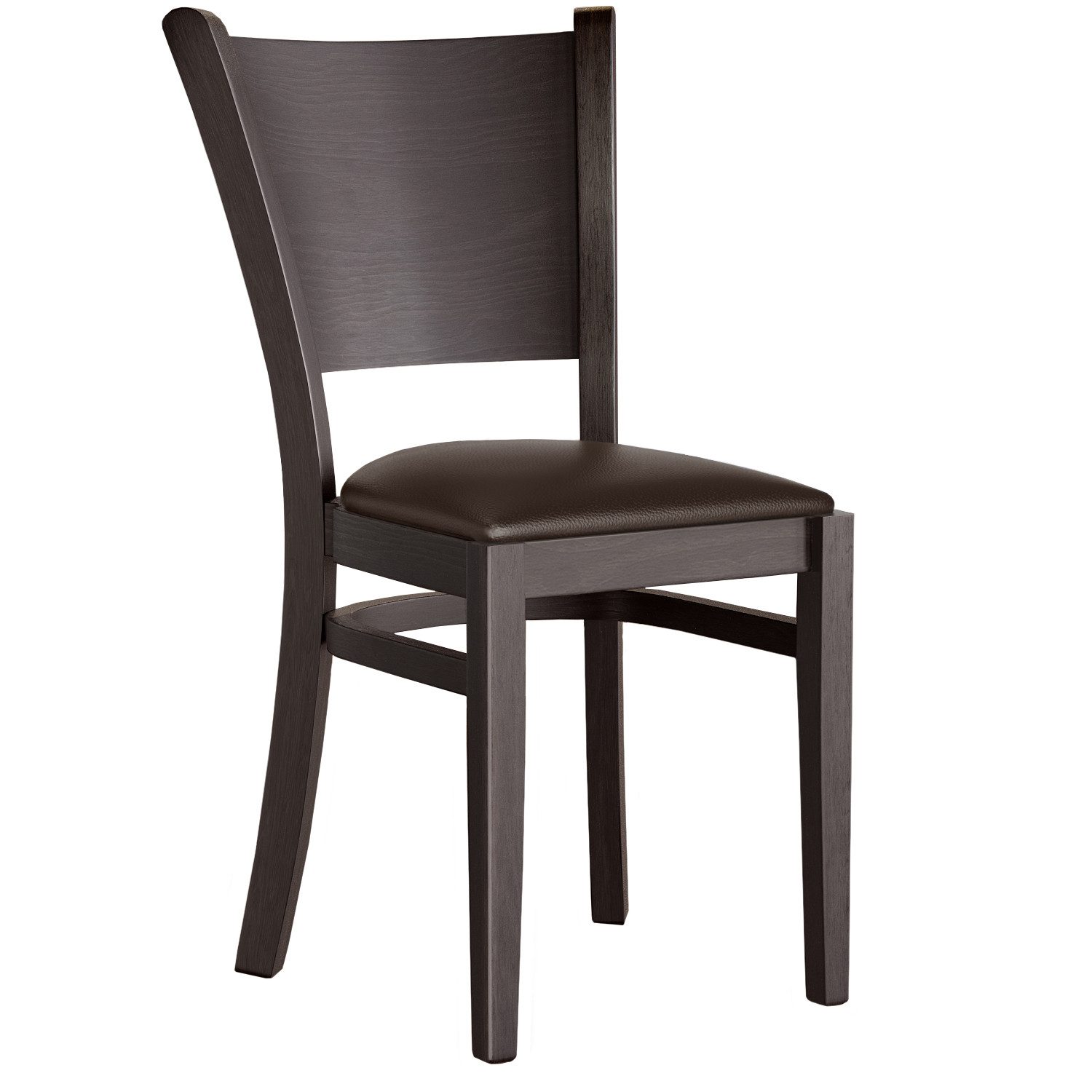 GGMMÖBEL Bistrostuhl Armando stack Kunstleder, 2er-Set Innen Hohe Tragkraft/Langlebig